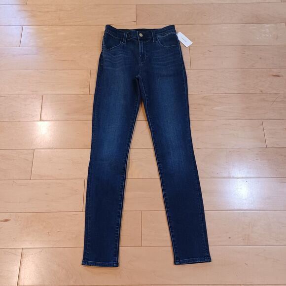 NWT J. Brand Maria High Rise Skinny Leg Jeans Fasten Dark Blue Wash Size 26 - Picture 2 of 10